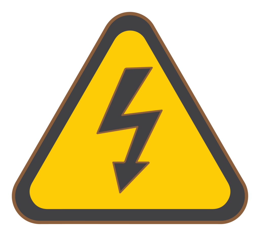 Electricity sign